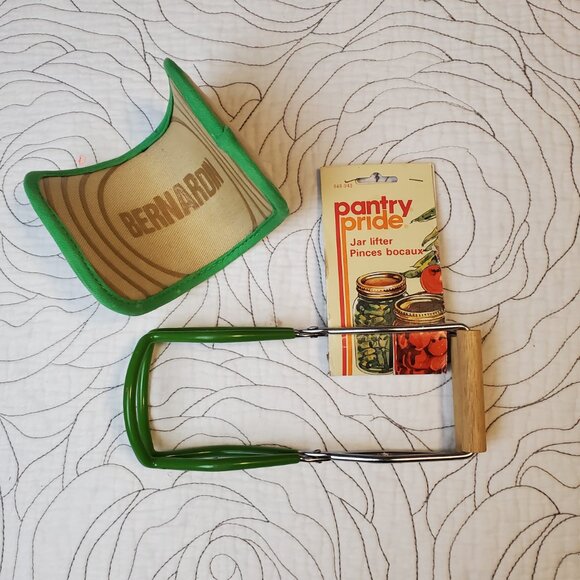 Bernardin Secure Grip Hot Jar Handler & Pantry Pride Jar Lifter - Picture 2 of 5